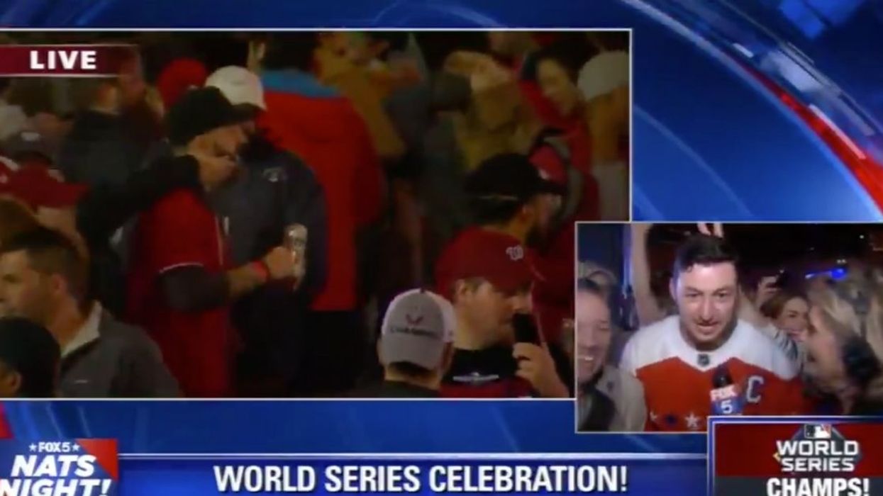 Nationals Fan Drops F-Bomb About Trump On Live TV After World Series Win