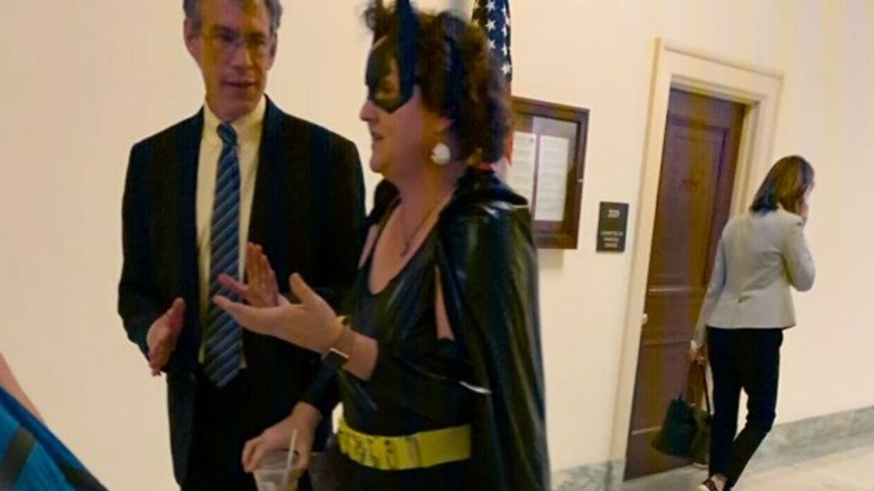 Democratic Congresswoman Becomes Instant Legend For Showing Up On Impeachment Vote Day Dressed As Batgirl