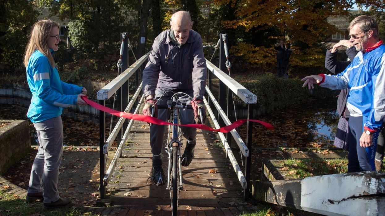 82-Year-Old Celebrates Milestone After Making History By Cycling One Million Miles