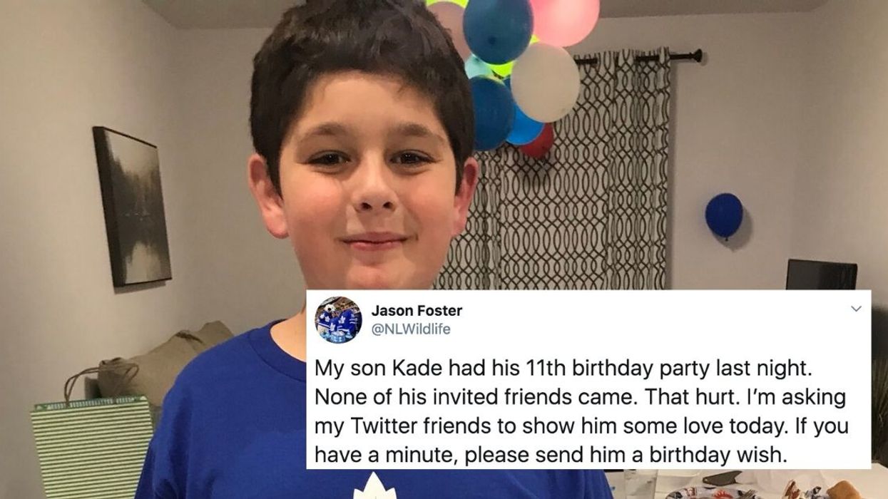 NHL Team Comes Through Big For 11-Year-Old Boy After Nobody Showed Up To His Birthday Party