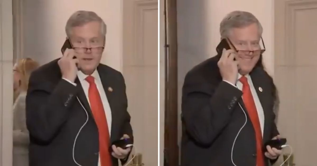 Congressman's Reaction To Being Caught On C-SPAN's Hallway Cam Is Straight Out Of A '90s Sitcom's Opening Credits