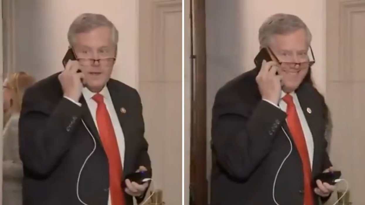 Congressman's Reaction To Being Caught On C-SPAN's Hallway Cam Is Straight Out Of A '90s Sitcom's Opening Credits