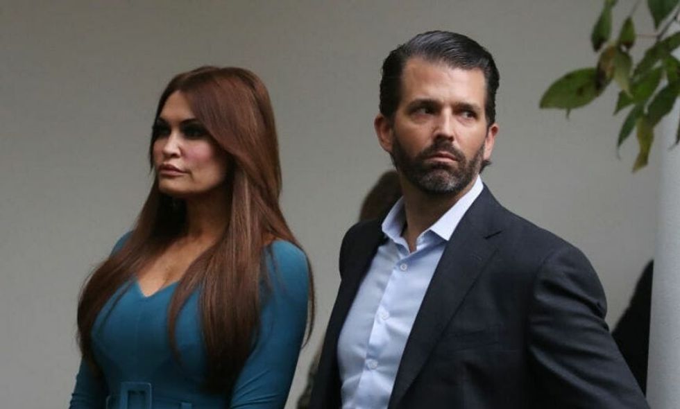 Don Jr. and His Girlfriend Are Getting Roasted for Dressing as a 'Witch Hunt' for Halloween