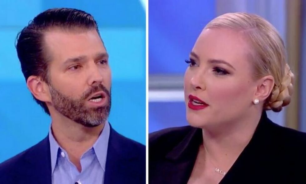People Were So Here For Meghan McCain Confronting Don Jr. About 'The Pain You and Your Family Have Caused'