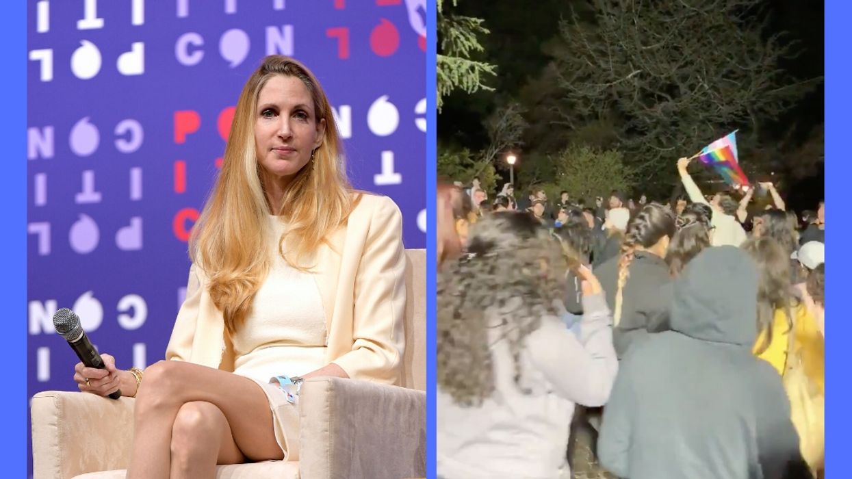 Hundreds Of Protesters Gather To Tell Ann Coulter To 'Go Away' During UC Berkeley Event