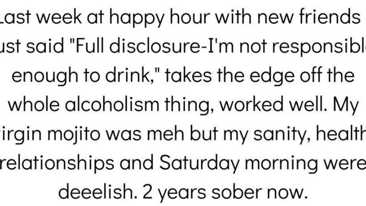 People Share Their Personal Reason For Why They Don't Drink