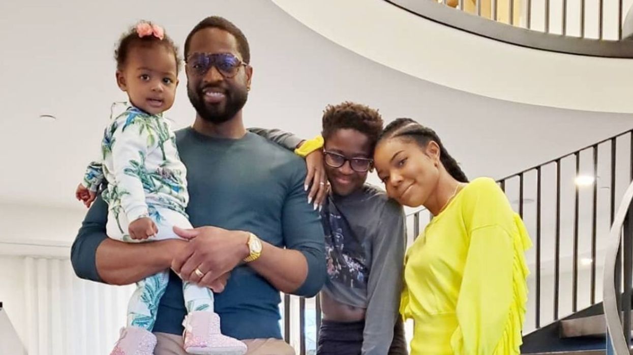 Dwyane Wade Gracefully Defends 12-Year-Old Son After Trolls Shame Him For His Appearance In Family Photo