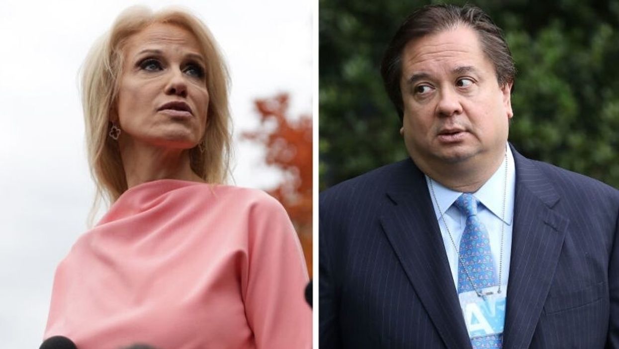 George Conway Just Publicly Called Out Kellyanne on Twitter Over Her Defense of Trump