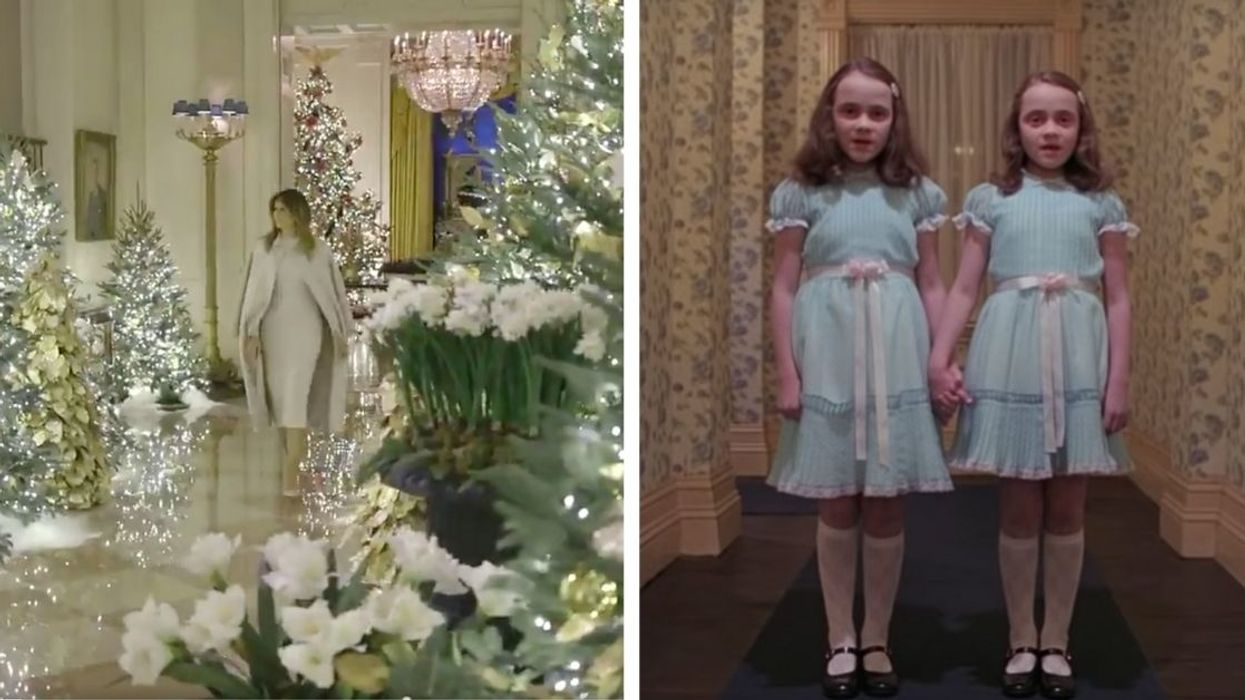 Someone Turned Melania's White House Christmas Video Into A Horror Film, And It Works Almost Too Well