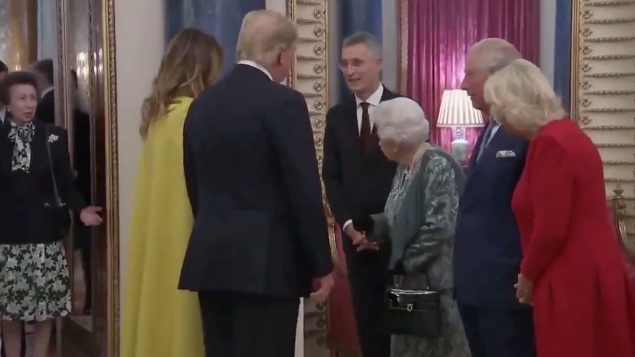 Princess Anne Is An Internet Hero After Appearing To Get Chastised By The Queen For Not Greeting Trump, And Then Just Shrugging It Off