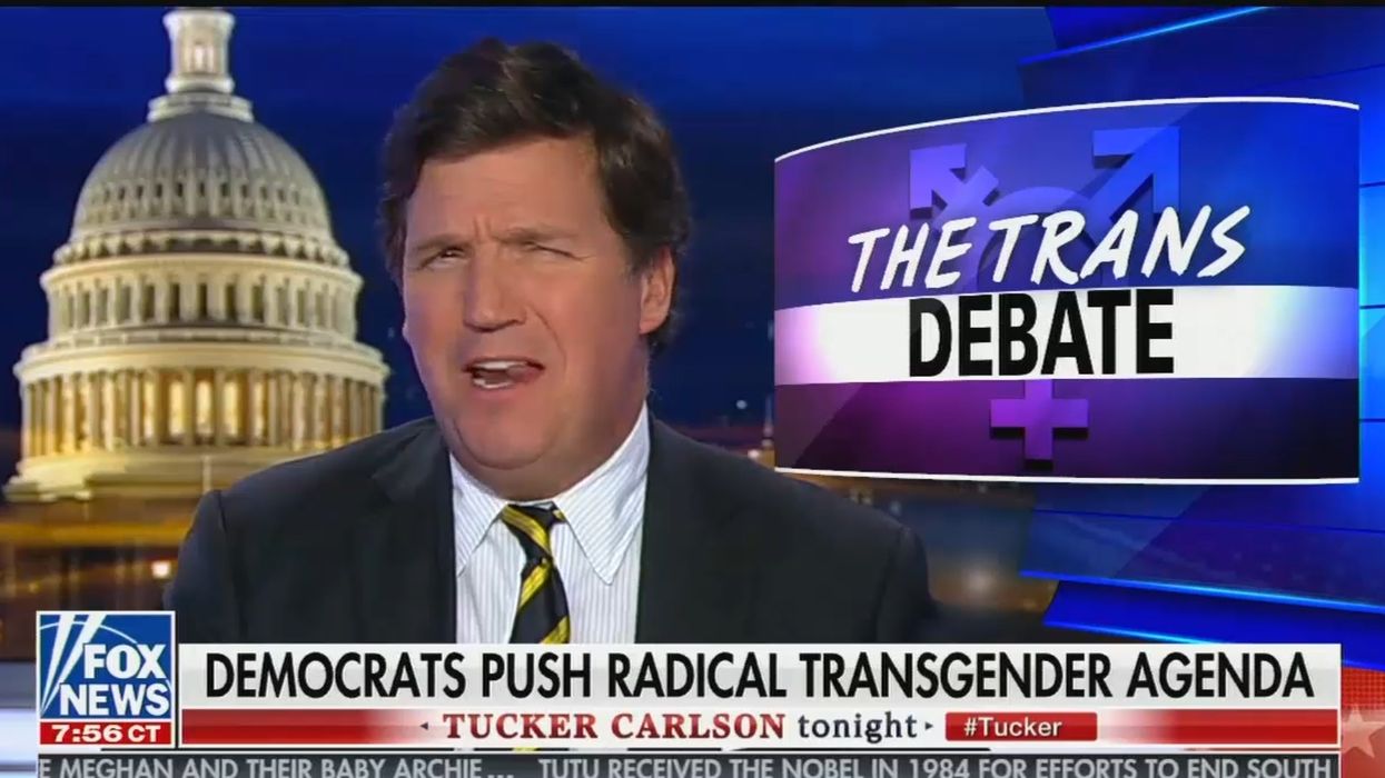 Tucker Carlson Claims Caring About Trans Rights Is 'An Issue For Rich People' In Bizarre Fox News Rant
