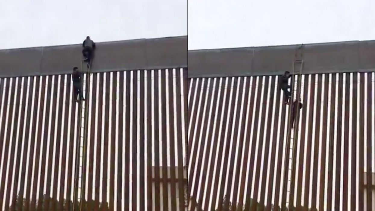Trump Claimed His New Border Wall 'Can't Be Climbed'—But This Viral Video Proves Otherwise