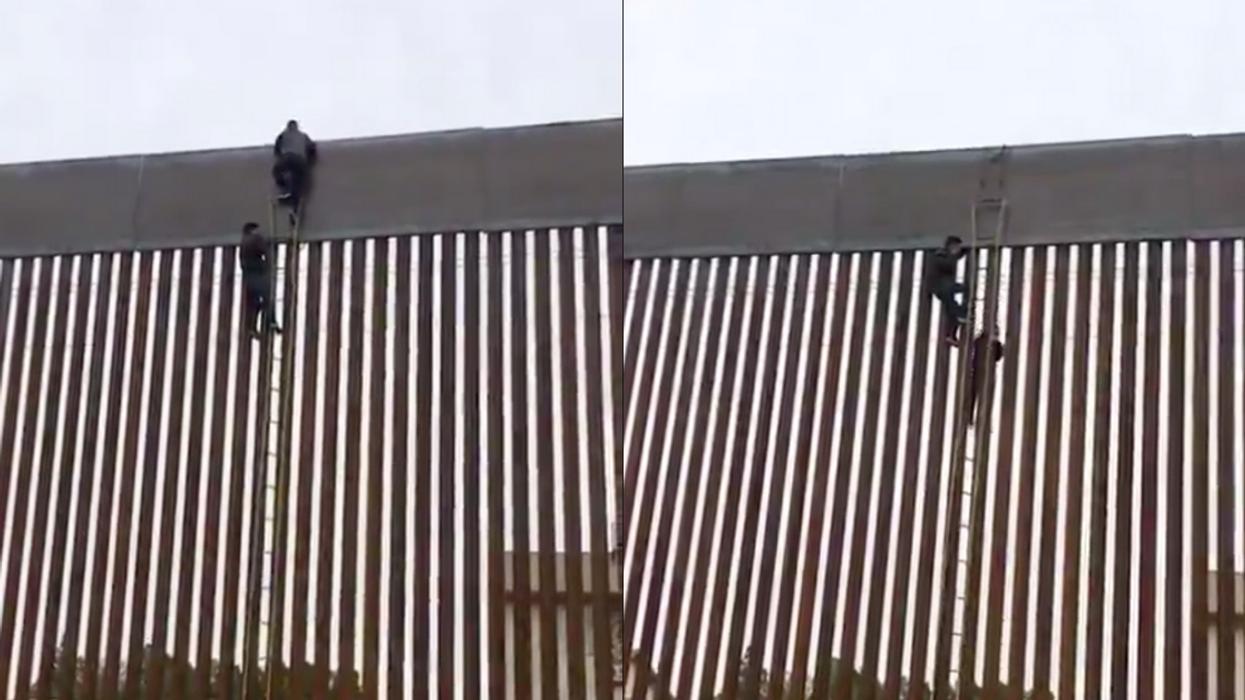 Trump Claimed His New Border Wall 'Can't Be Climbed'—But This Viral Video Proves Otherwise