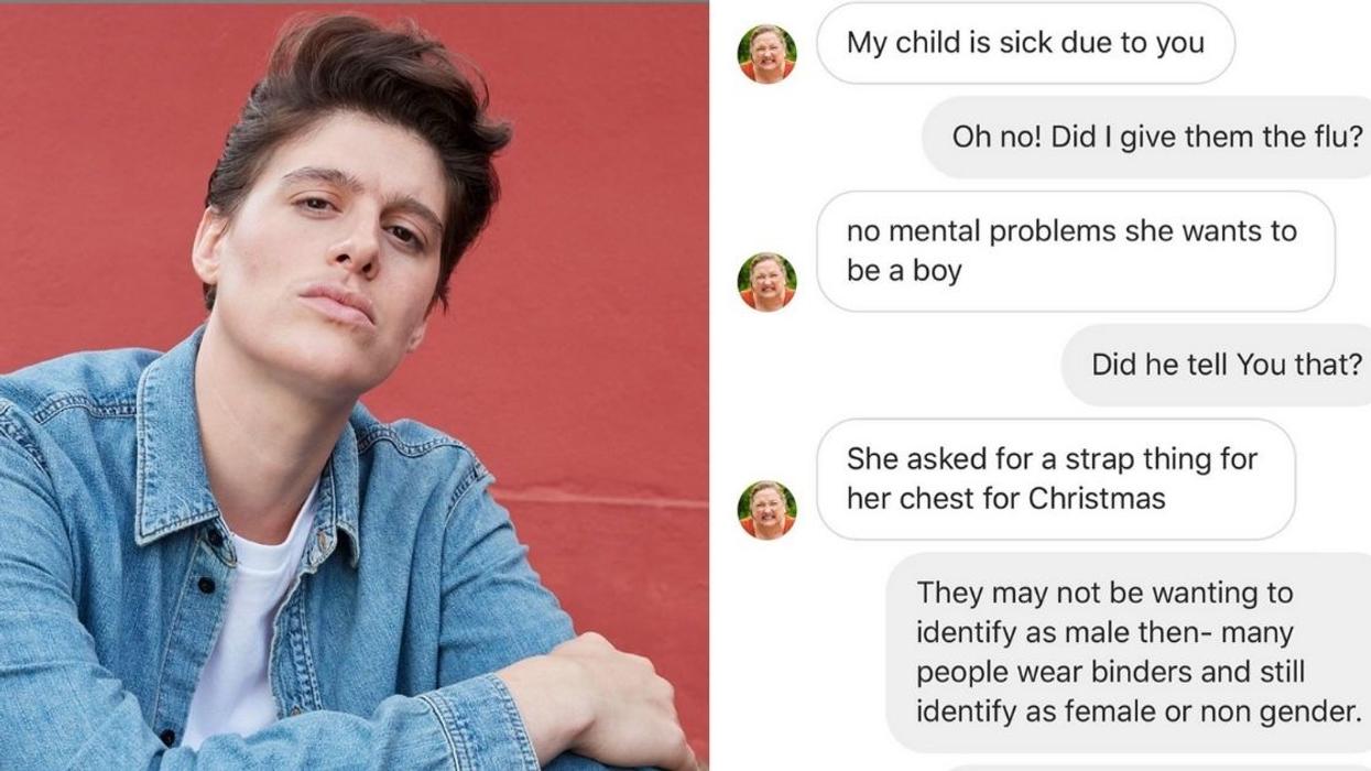 Non-Binary Model's Heartfelt Response To Being Met With Hate By An Ignorant Parent Goes Viral