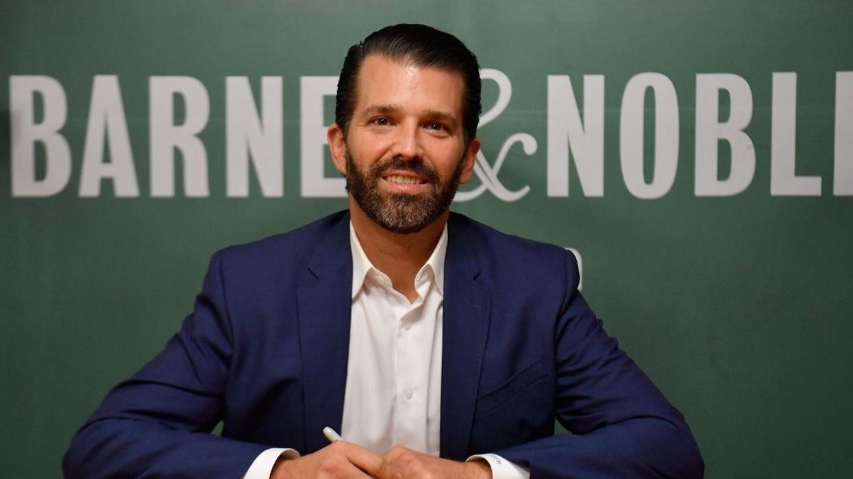 Don Jr. Shares Photoshopped Meme Of His Dad Carrying A Shark Out Of The Ocean, And It's Just Weird