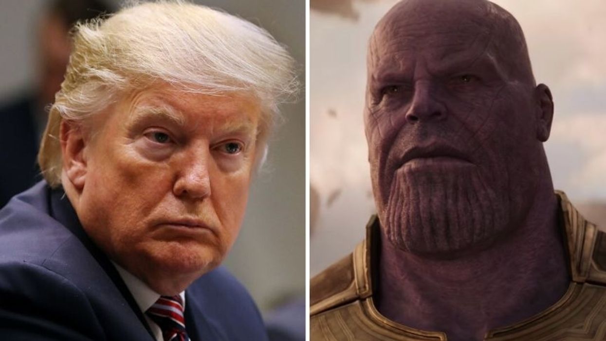 Trump Campaign Tweets Bizarre Video of Trump as Thanos from 'Avengers: Endgame'