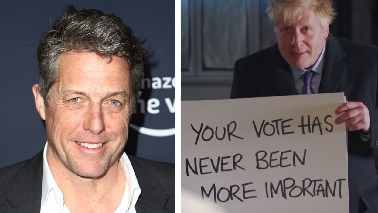 Hugh Grant Drags Boris Johnson's Cringey Parody Of 'Love Actually' Notecard Scene For Its Glaring Omission
