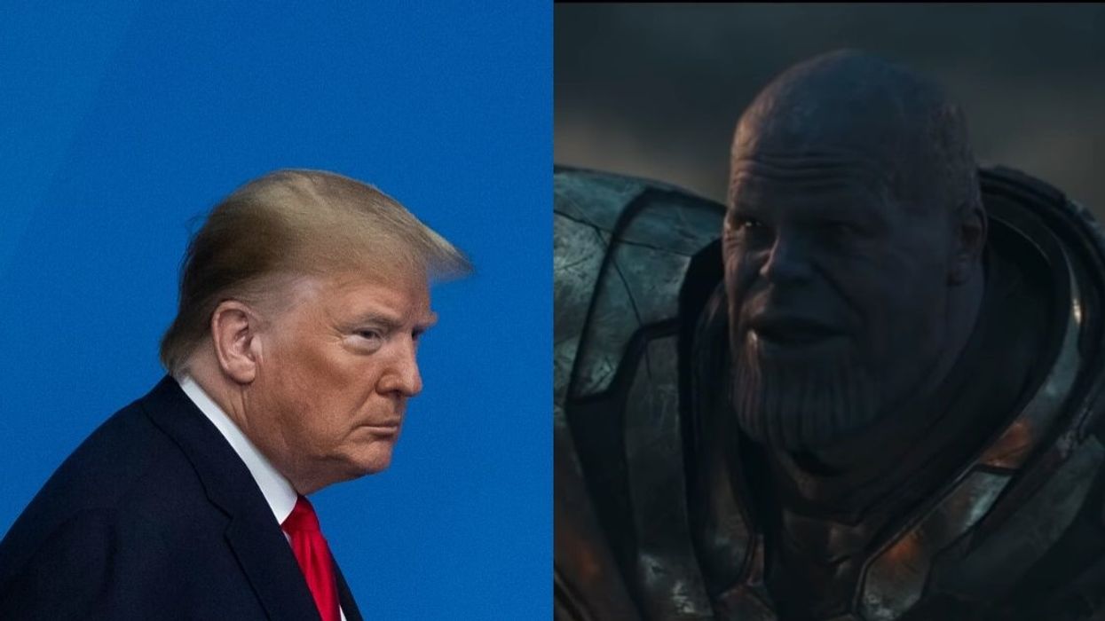 Thanos Creator Epically Slams Trump Campaign For Using 'Mass Murderer' In Impeachment Meme