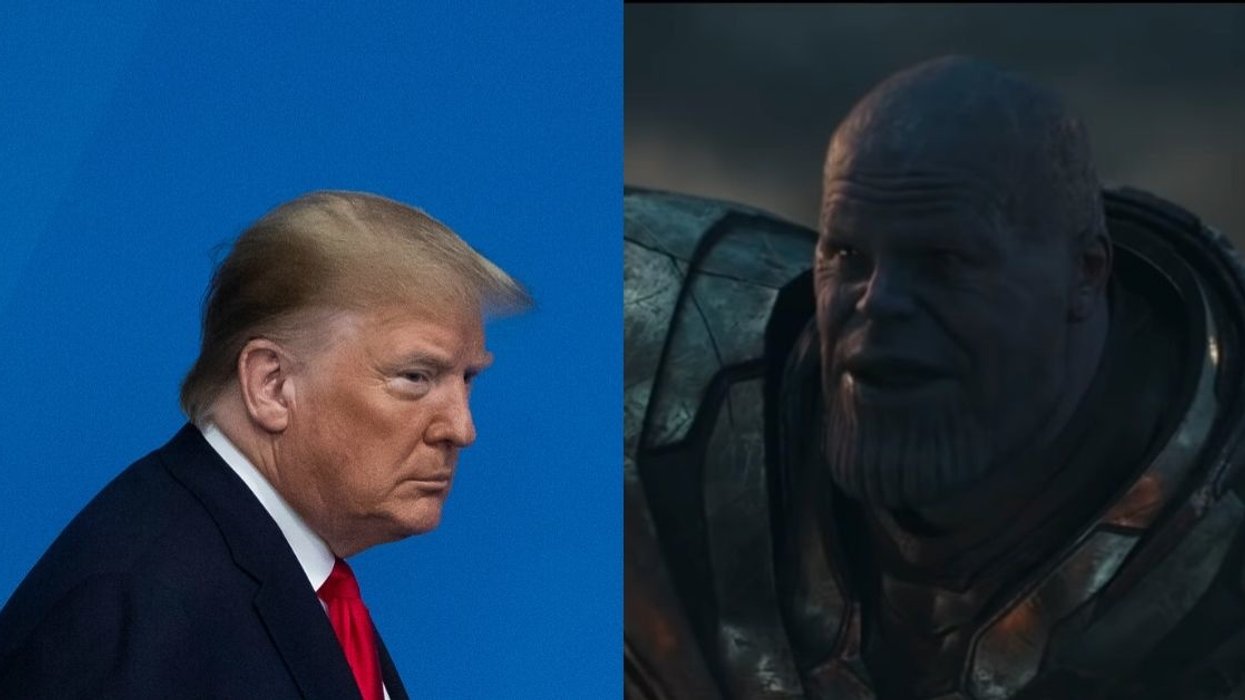 Thanos Creator Epically Slams Trump Campaign For Using 'Mass Murderer' In Impeachment Meme