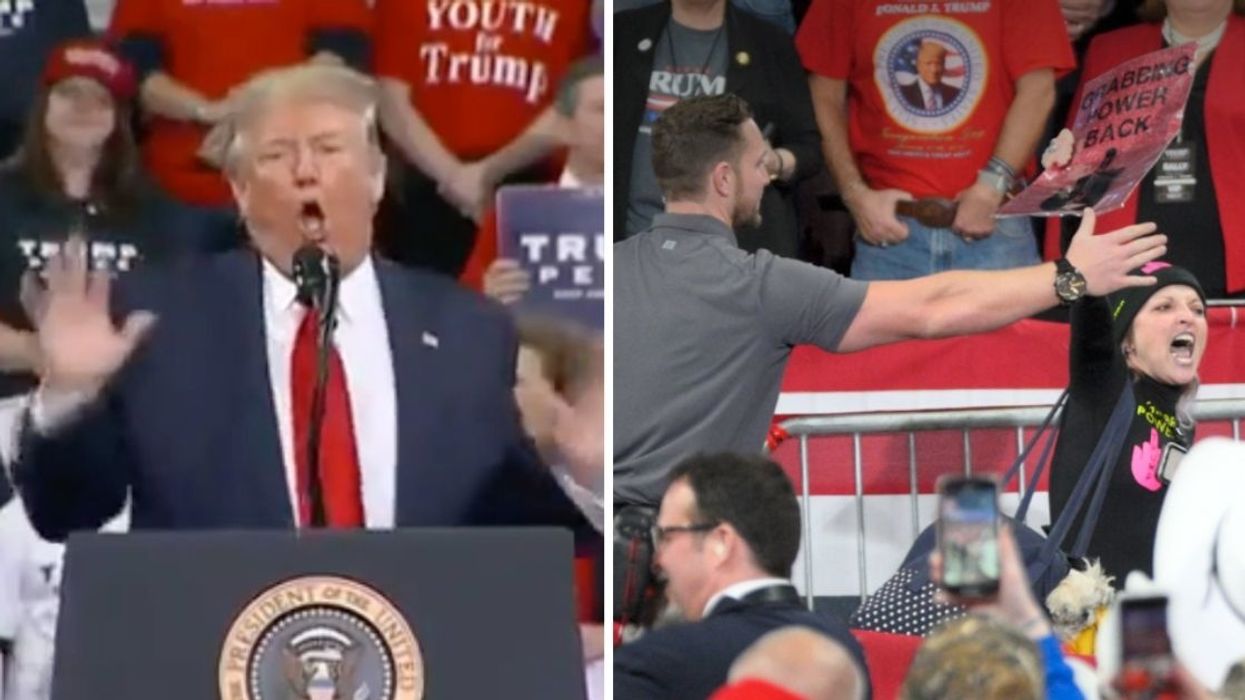 Trump Mocks Guard At His Pennsylvania Rally For Being 'Politically Correct' In How He Ejected Protester