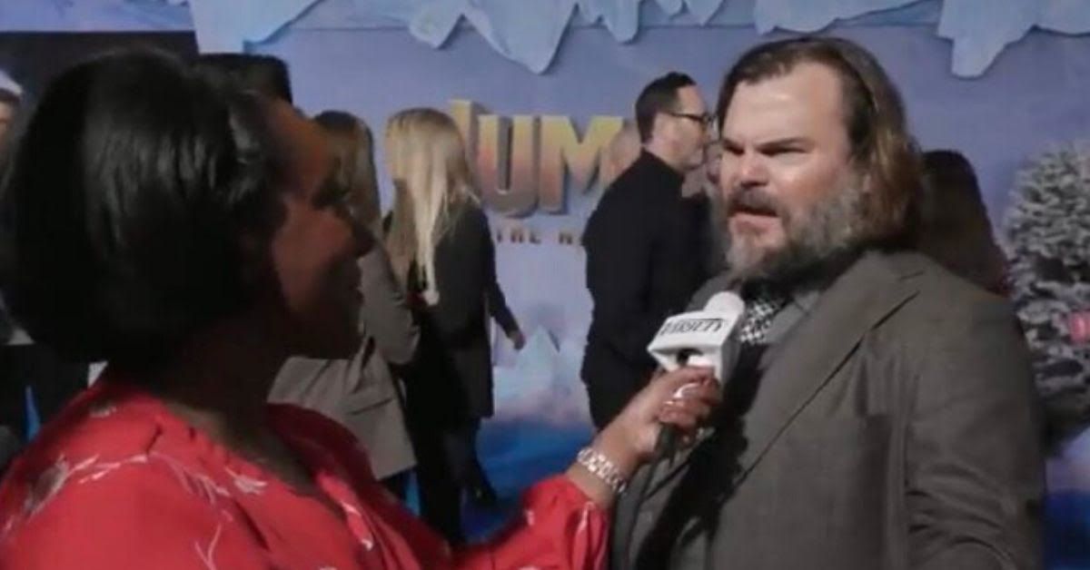 Jack Black Forgets He Was In A Holiday Movie During Viral Interview, But Recovers In True Jack Black Fashion