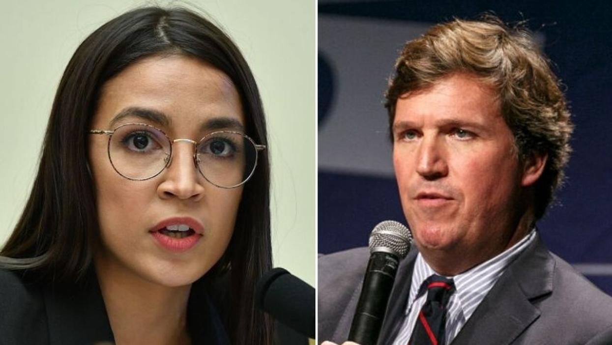 AOC Slams Tucker Carlson For 'Racist Trope' After He Said Her District Is Filled With Garbage And Illegal Immigrants