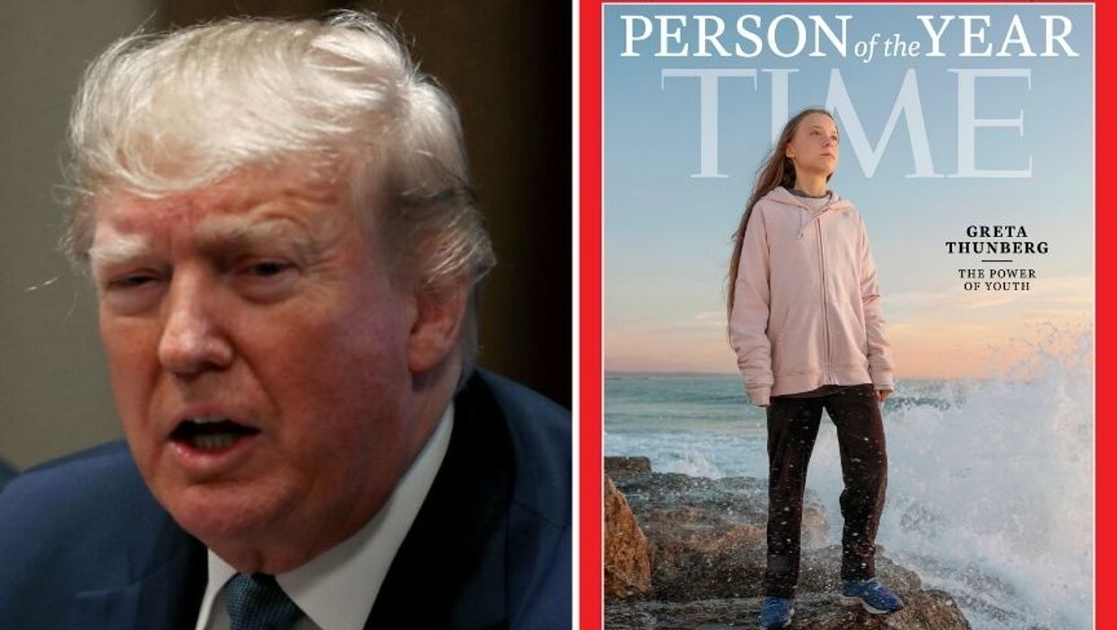Trump's Campaign Tweeted a Doctored Time Magazine Cover of Trump's Head on Greta Thunberg's Body, and People Are Cringing Hard