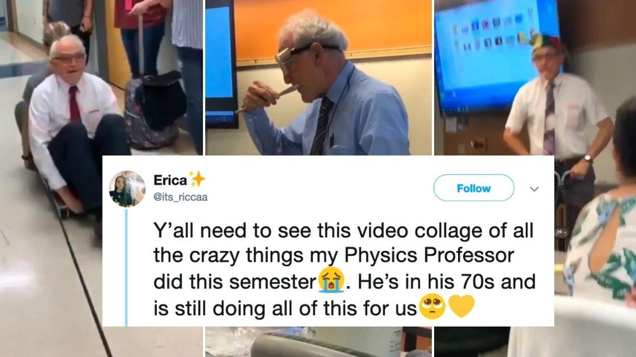 Virginia Physics Teacher Goes Mega-Viral After Student Posts Video Of All His Hilarious Classroom Antics