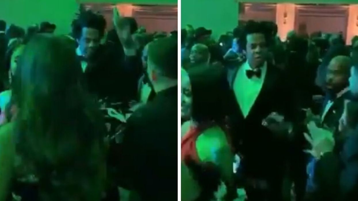 Jay-Z Snatched A Guy's Phone Right Out Of His Hands For Filming Beyoncé Dancing At Diddy's 50th Birthday Party