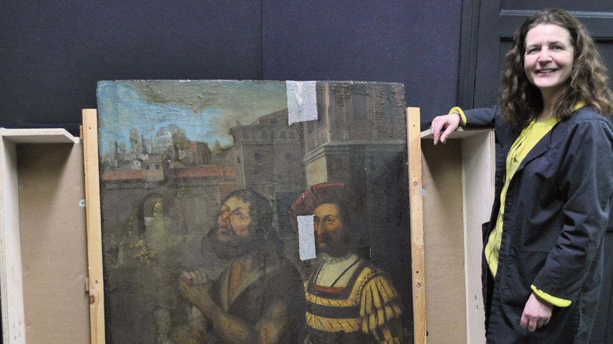 X-Ray Of 400-Year-Old Artwork Reveals 16th Century Nativity Scene Painting Hidden Behind It