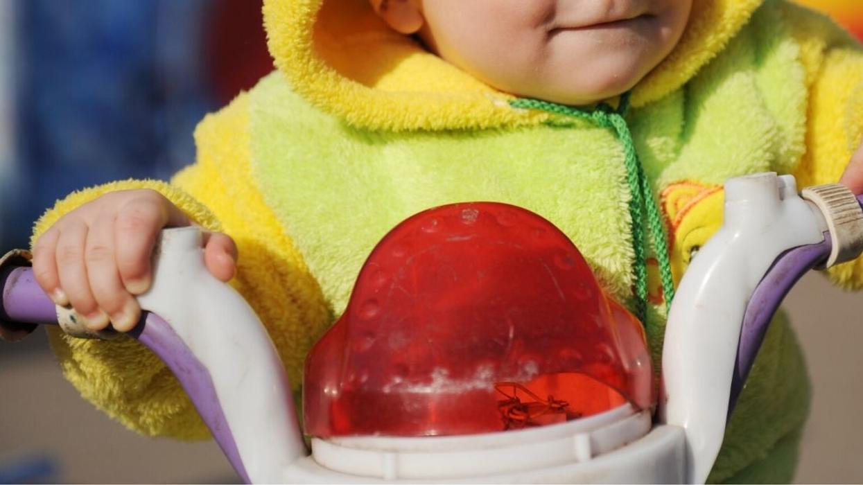 Three-Year-Old Boy Rides Toy Truck Into Heavy Traffic To Try To Save His Dad After He Had A Seizure
