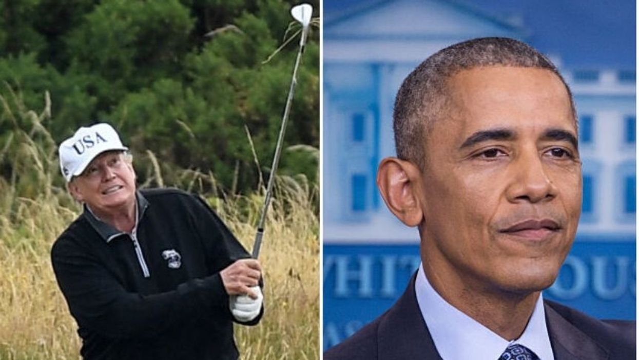 Video of Trump Saying He Wouldn't Have Time to Play Golf as President Comes Back to Haunt Him After He Exceeds Obama's Golf Playing in Under 3 Years