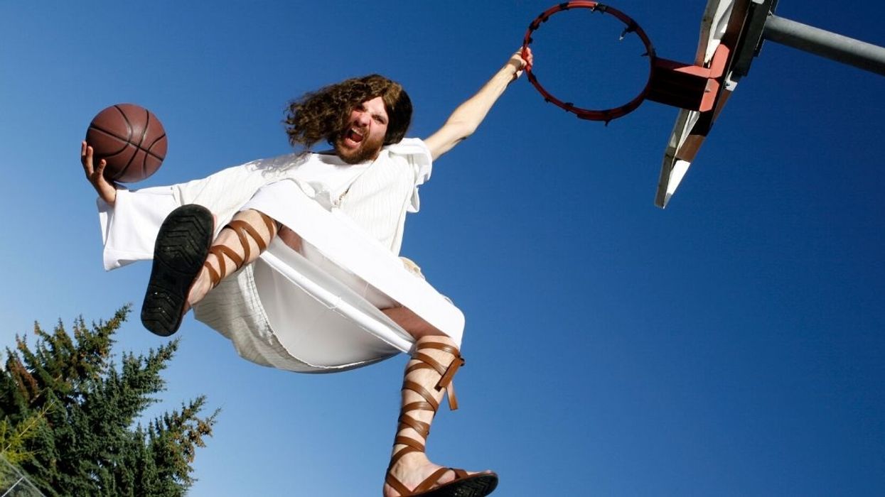 Bizarre Paintings Of Jesus As A Jock Have People Understandably Scratching Their Heads