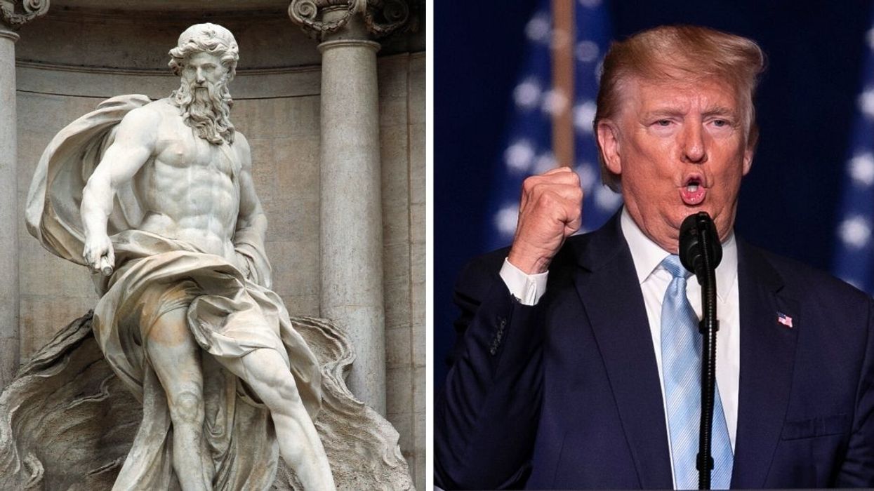 'God' Fires Back In Hilarious Fashion After Trump Claims To Supporters That God Is 'On Our Side'