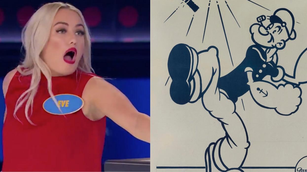 'Family Feud' Contestant Hilariously Whiffs Sudden Death Question About Popeye