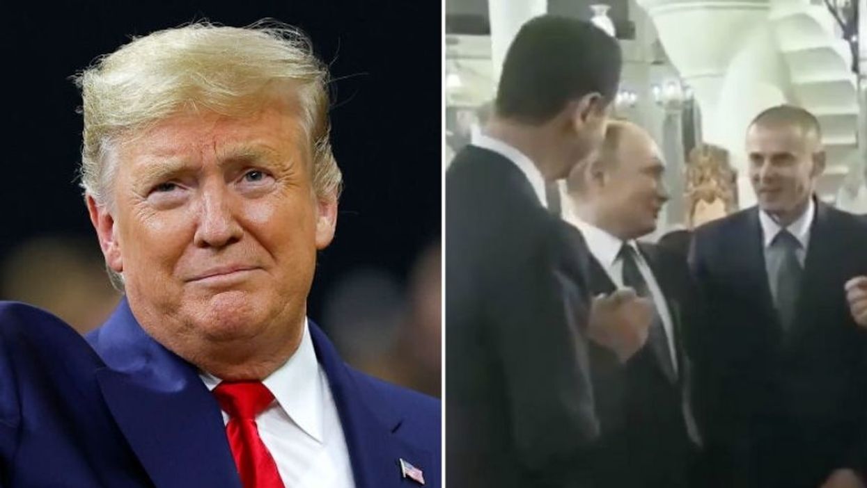 Vladimir Putin and Syrian President Caught on Video Joking About Trump During Putin's Recent Trip to Syria