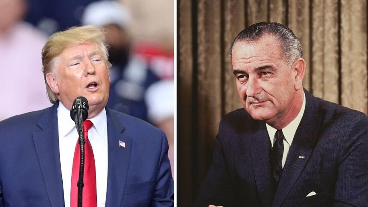 Trump Bizarrely Suggests That Lyndon B. Johnson Is In Hell—And Approves Of His Ukraine Phone Call, Of Course