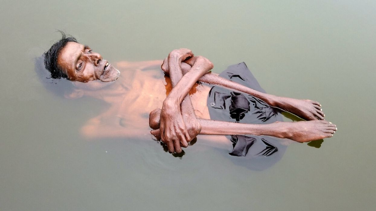 Elderly Paralyzed Man Says His Ability To Float In The Water And 'Never Drown' Is A 'Blessing From God'