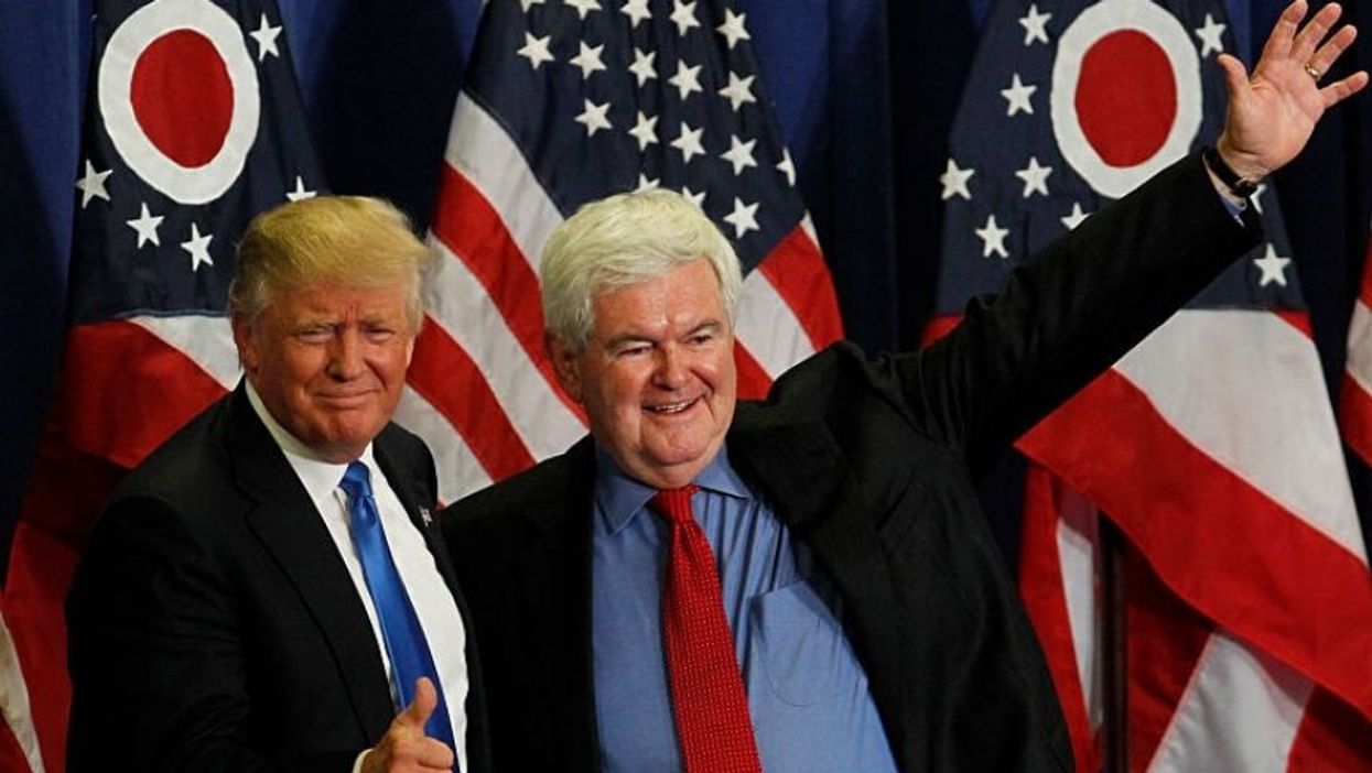 Newt Gingrich Accidentally Made a Hilarious Point About Trump's Impeachment Lawyers After Trying to Slam House Managers