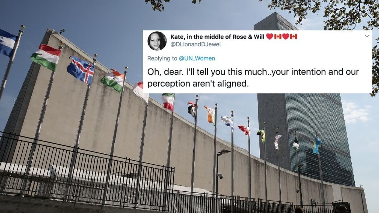 The UN Is Being Called Out For A Racially Tone-Deaf Tweet About 'Equality' That Is Not Going Over Well At All
