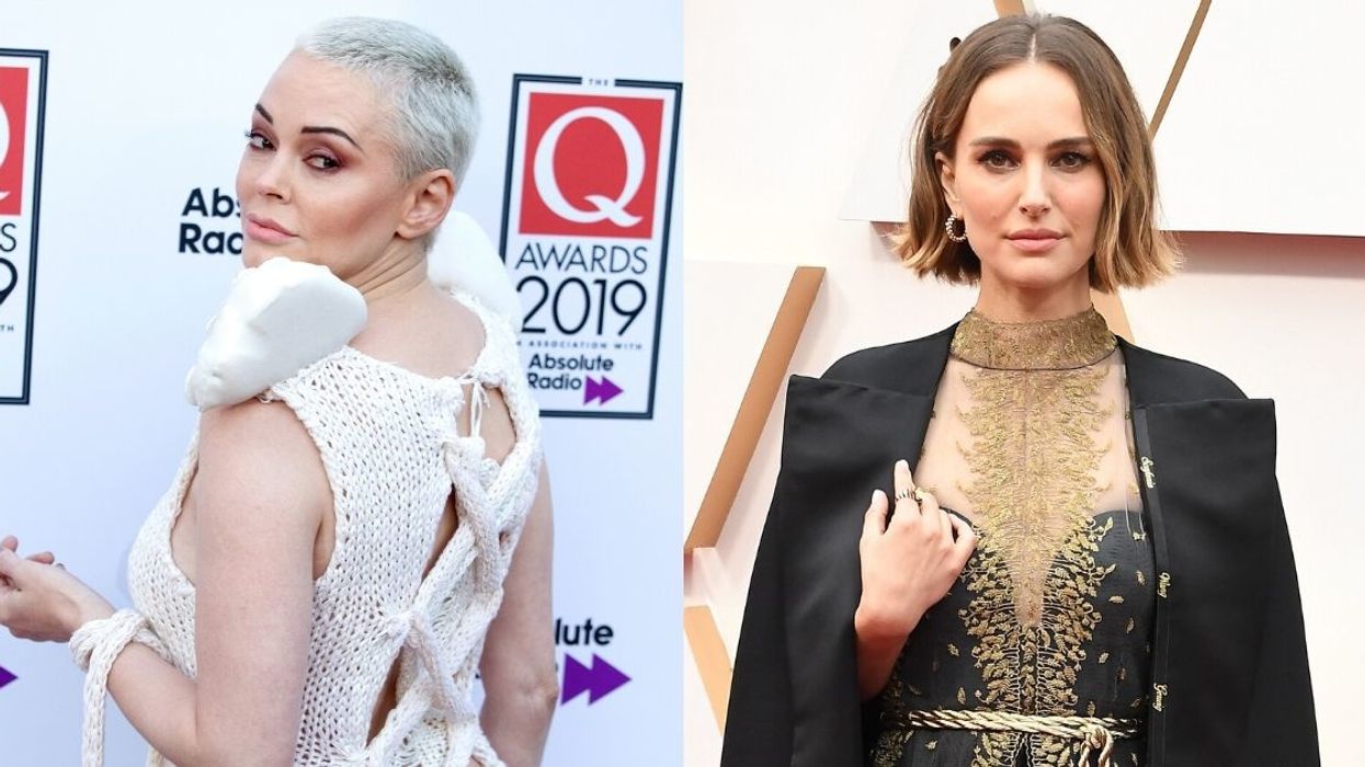 Natalie Portman Responds After Rose McGowan Calls Out Her 'Deeply Offensive' Oscars Protest Cape As 'Fake' Activism