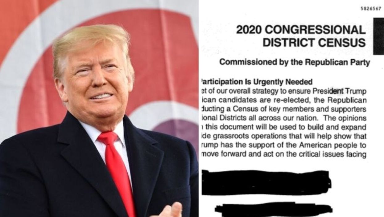 Republican Party Is Sending Fake 'Census' Surveys Out to Voters Around the Country Just Weeks Before the Real Census Is to Begin