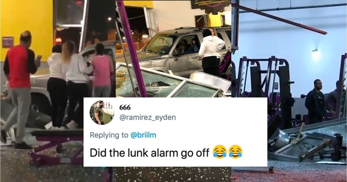 Gym-Goers Get Quite The Shock After A Woman Drives Her SUV Through The Wall Of A Planet Fitness In South Philly