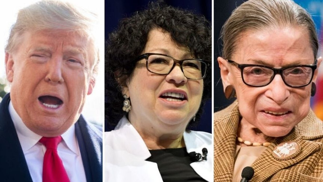 Trump Lashes Out At Supreme Court Justices Sonia Sotomayor And Ruth Bader Ginsburg, Demands They Recuse Themselves For Any 'Trump-Related' Cases
