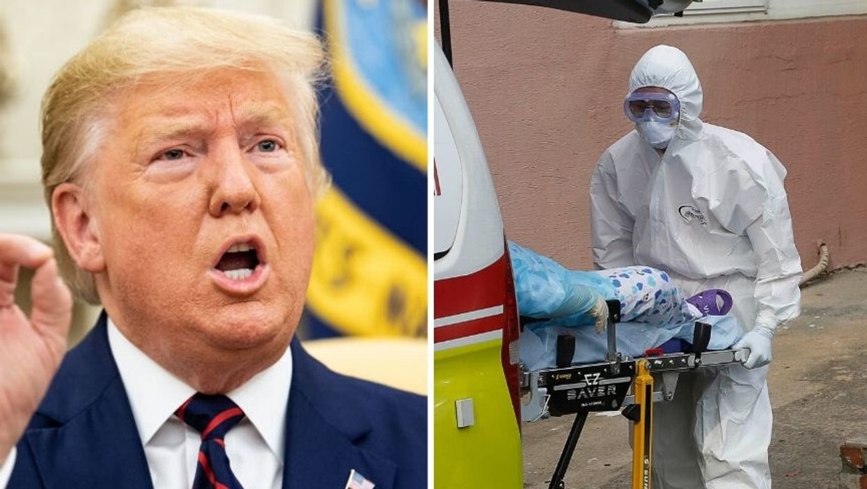 Trump's Hysterical Ebola Tweets From When Obama Was President Come Back to Haunt Him After He Plays Down Coronavirus Fears