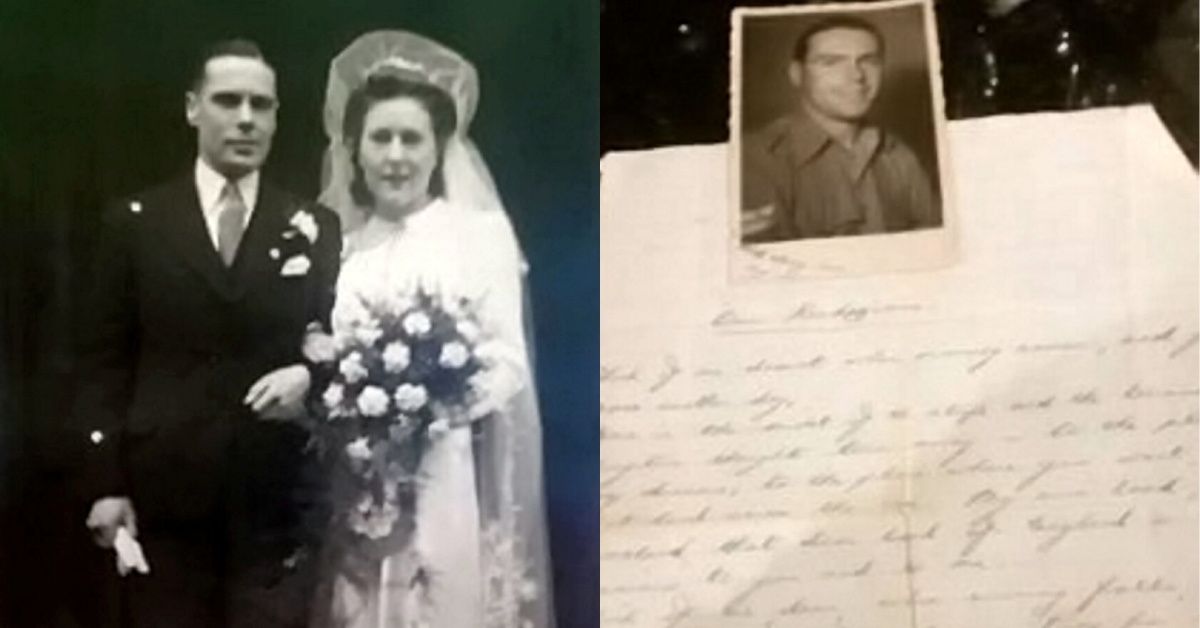 British Soldier's Daughter Discovers Touching Love Poem He Wrote To His Wife During World War II Nearly 60 Years After His Death