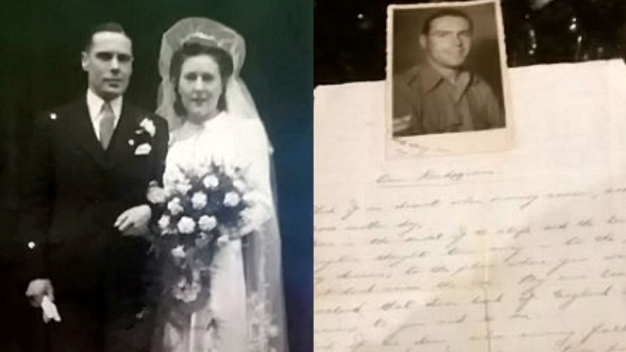 British Soldier's Daughter Discovers Touching Love Poem He Wrote To His Wife During World War II Nearly 60 Years After His Death