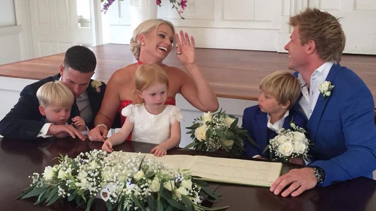 Mom Who Had To Cancel Her Honeymoon After Being Diagnosed With Bowel Cancer Has Second Wedding To Celebrate Her All Clear