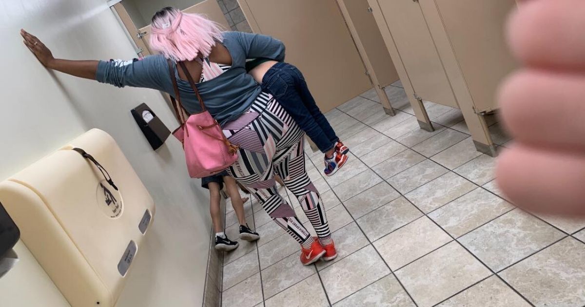 Mom Goes Viral After Punishing Her Son For Acting Out By Making Him Do Pushups In Store's Bathroom