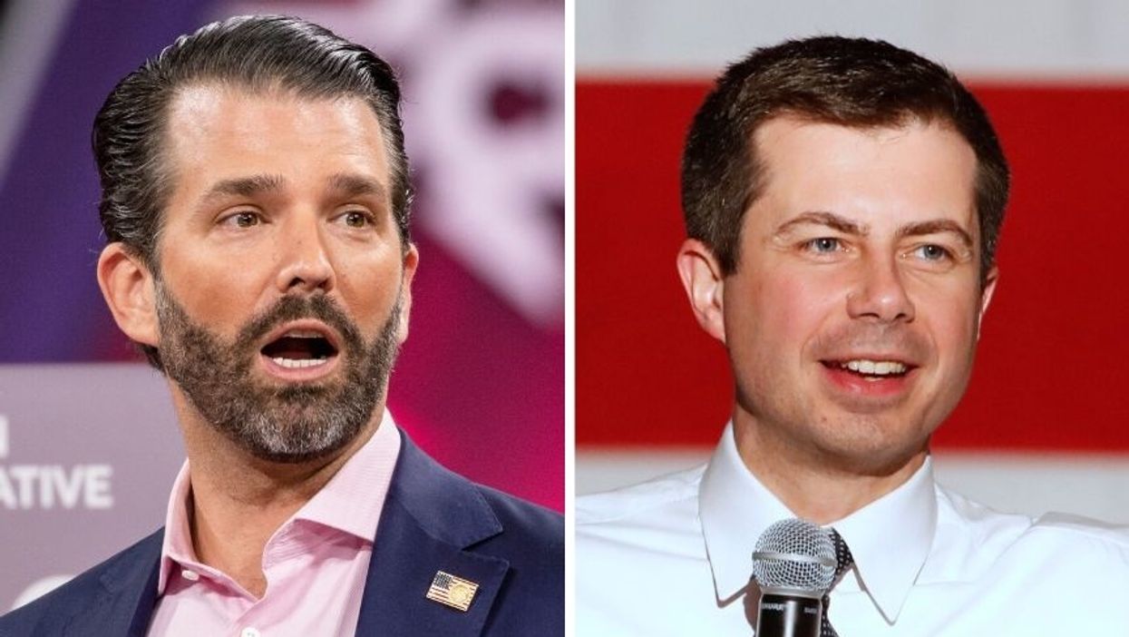 Don Jr. Is Getting Dragged for His Bizarre 'Congrats' Tweet to Mayor Pete After He Suspended His Campaign